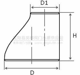 偏心大小头型号尺寸
